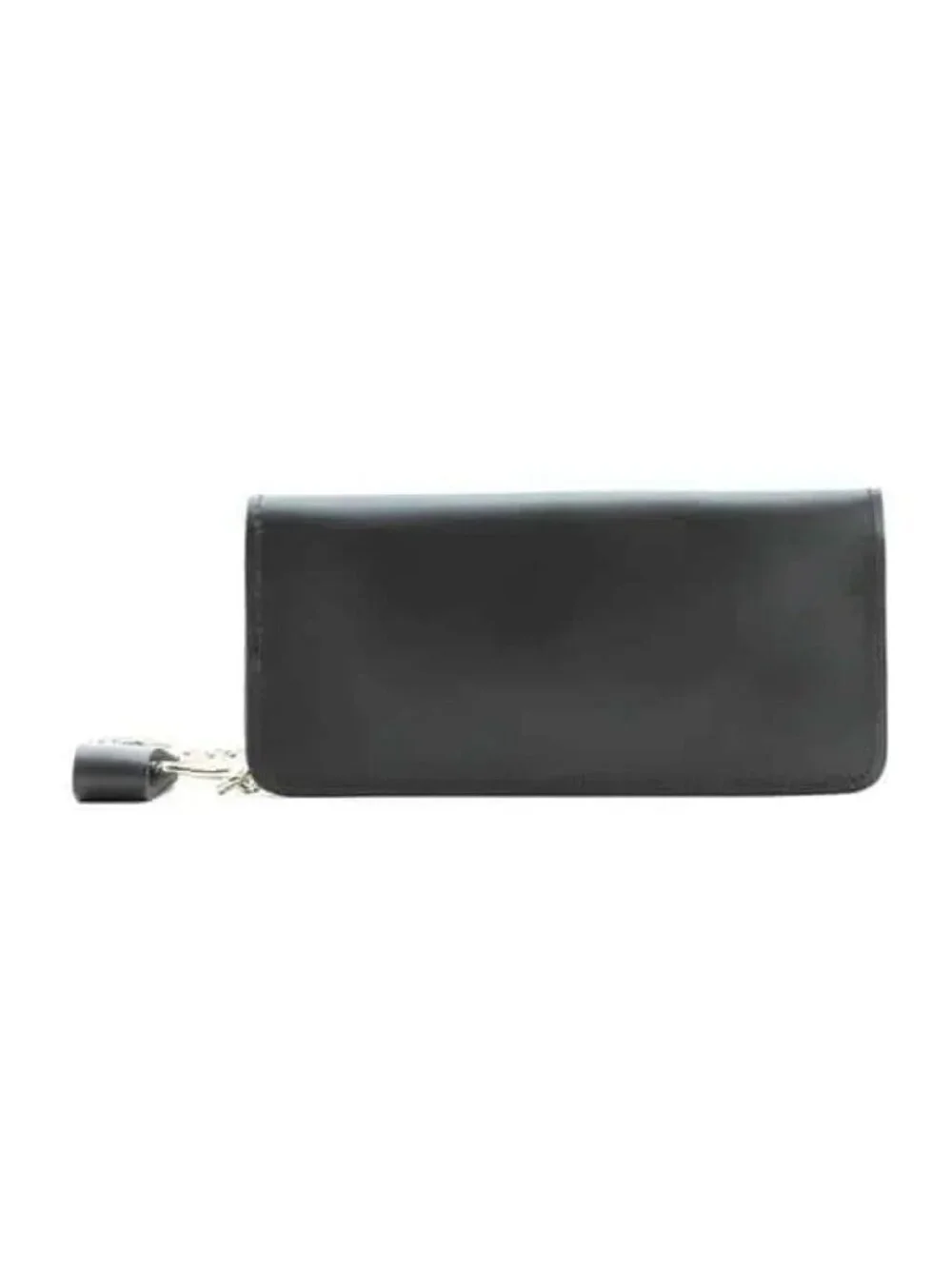 Men's Classic Genuine Premium Leather Snap Chain Trucker Biker Wallet Black NEW